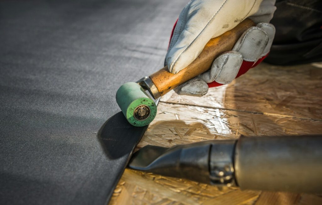 Modern Roof Cover EPDM Rubber Installation